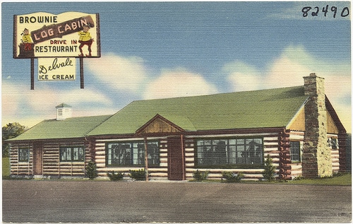 log cabin restaurant photo
