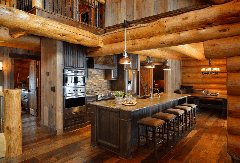 Log Cabin Kitchen Design 5