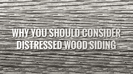 Distressed Wood Siding Header