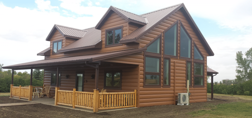 log cabin roofing