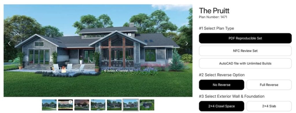 The Pruitt | Plan 1471 by Donald A. Gardner Architects, Inc.