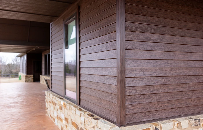 TruLog® Steel Lap Siding Sample