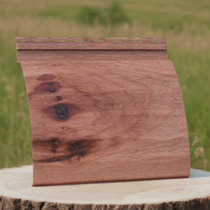 TruLogĀ® Steel Log Siding Sample